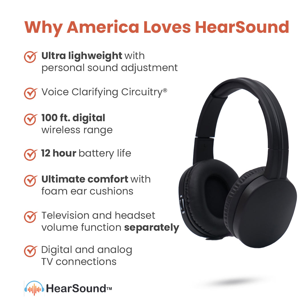 Wireless TV Headphones