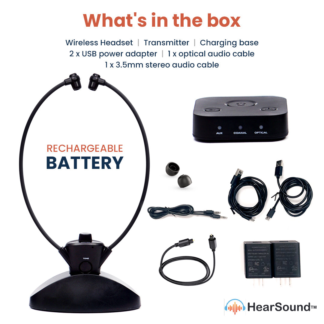 HearSound Platinum – Wireless TV Listening System